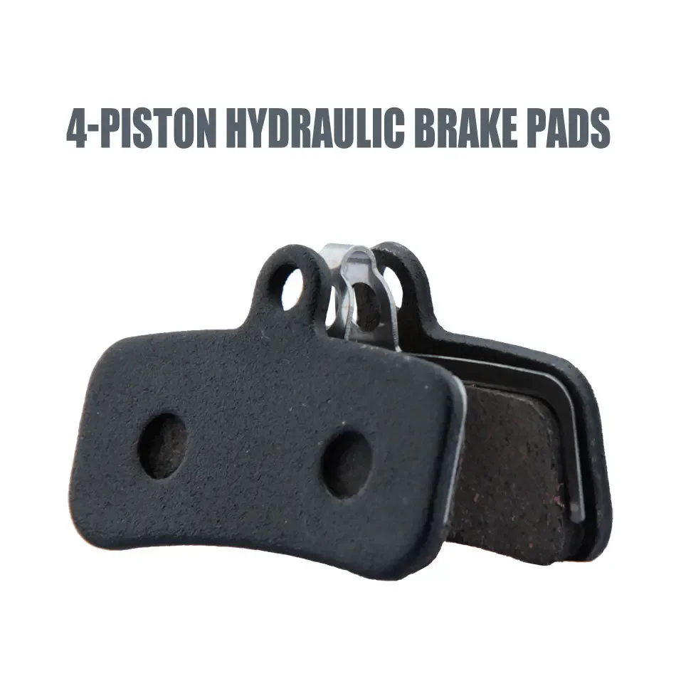 Zoom Hydraulic Brake 4 Piston E-Scooter - ZOOM HB876 4ピストン油圧ブレーキパッド ディスク摩擦板 MTB Eスクーター