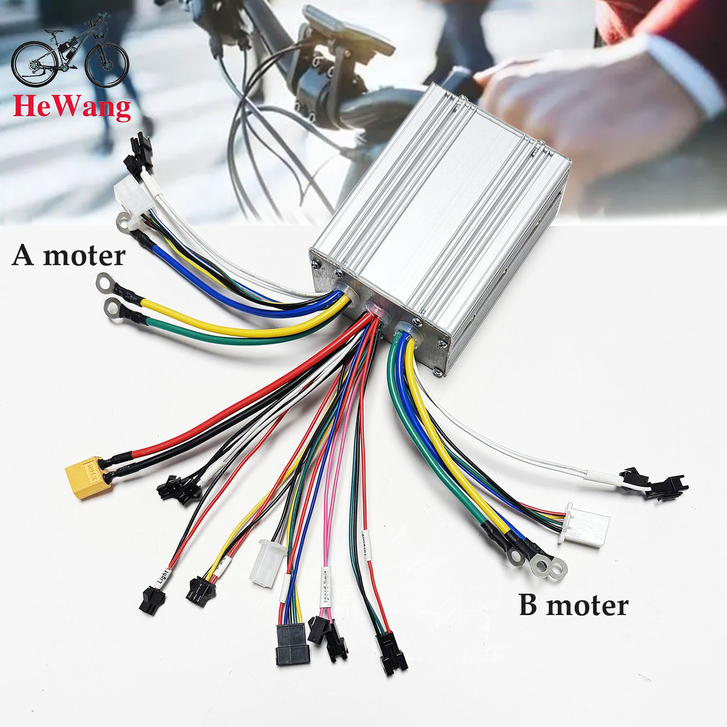 72V 45A Dual Controller - BLDCコントローラー 36V 48V 52V 60V 正弦波デュアルドライブ