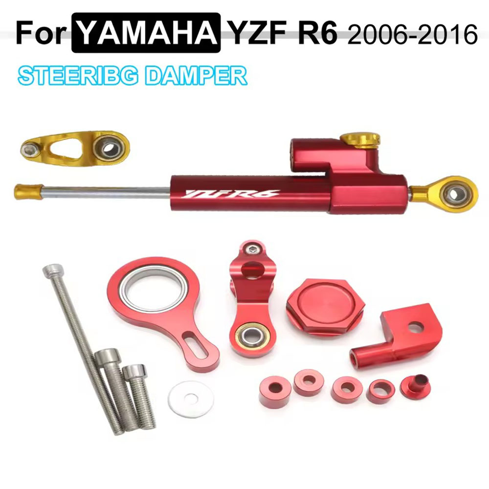 ヤマハ YZF R1 2002-2017 R6 2006-2 - Steering Damper Stabilizer Kit Cnc のレビューと価格