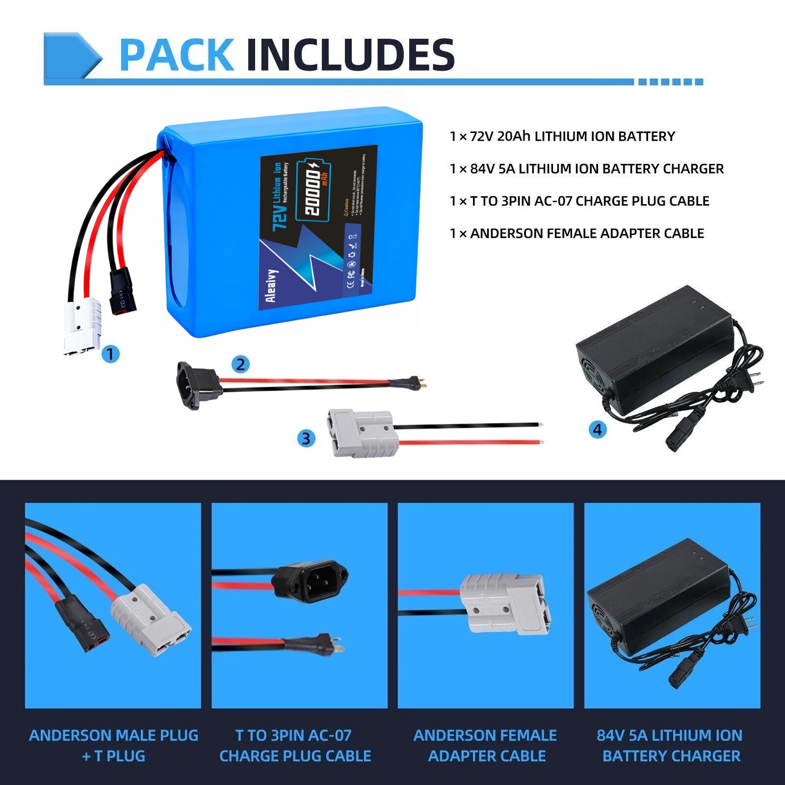 72V バッテリー 20S4P 20AH 20S6P 30A - 72V 30Ah Lifepo4 Battery Pack のレビューと価格
