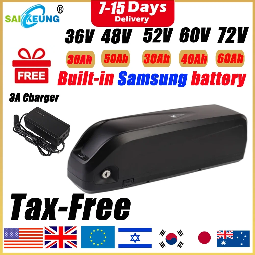 海龍ポリー 48V 52V 60V 36V 72V 20 2 - 60V 30Ah 21700 Battery Pack のレビューと価格